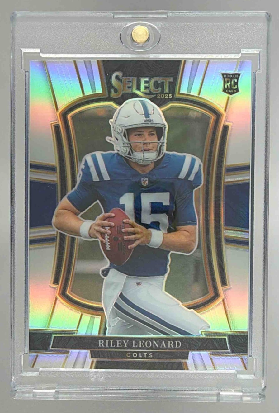 Card image for 2025 Panini Select Riley Leonard Premier Level #133 RC Colts