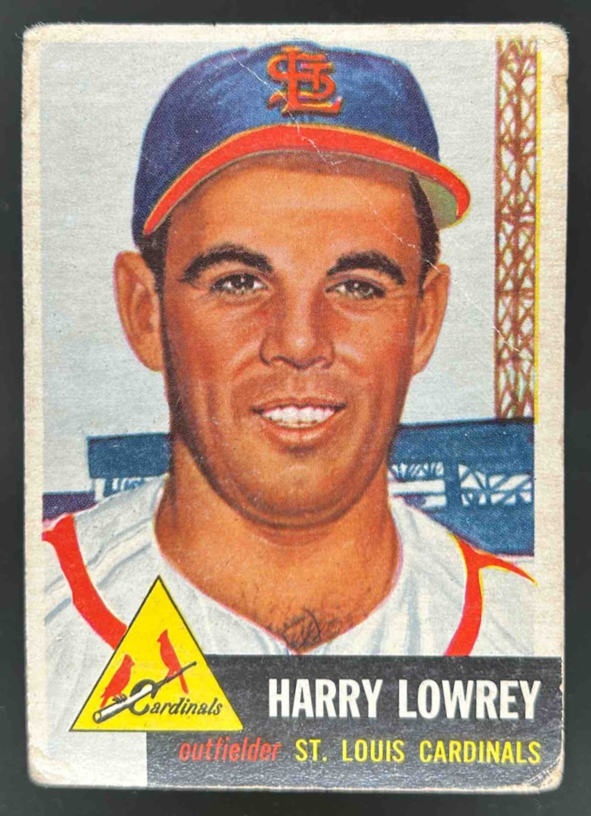Card image for 1953 TOPPS BASEBALL PEANUTS LOWREY #16 ST. LOUIS CARDINALS