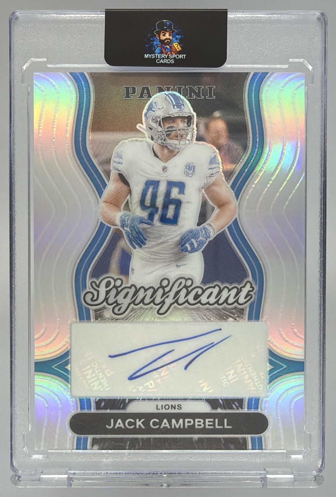 Card image for 2024 Panini Football Prizm Jack Campbell Significant Signatures #SS-JCL Auto