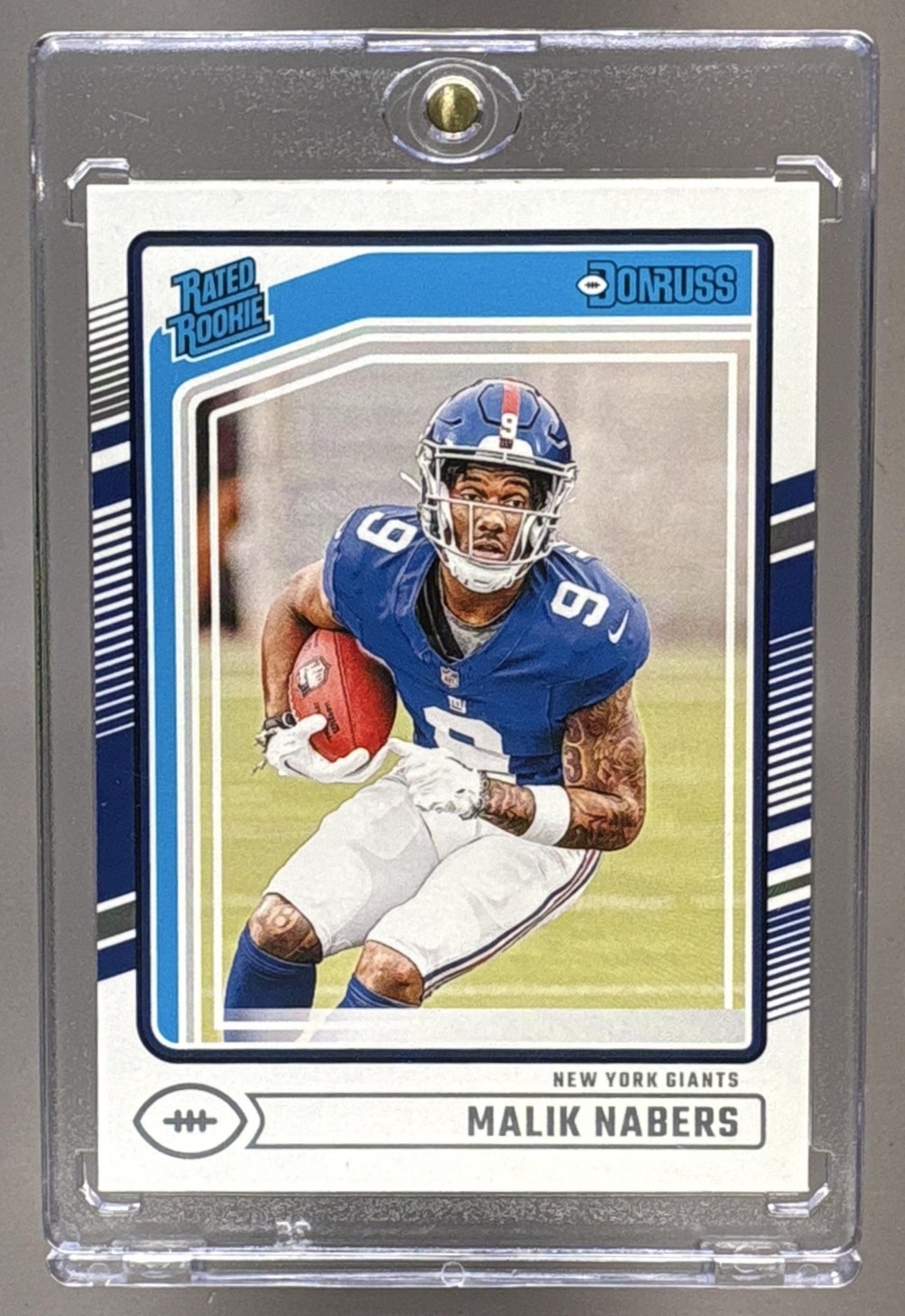 2024 PANINI DONRUSS MALIK NABERS #383 RC RATED ROOKIE GIANTS