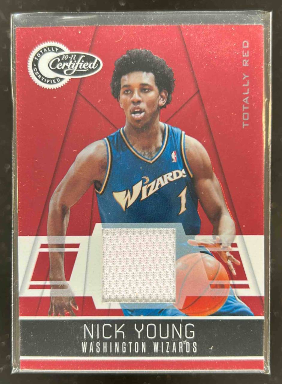 Card image for 2010-11 Panini Totally Certified Nick Young Red Materials /249 #147