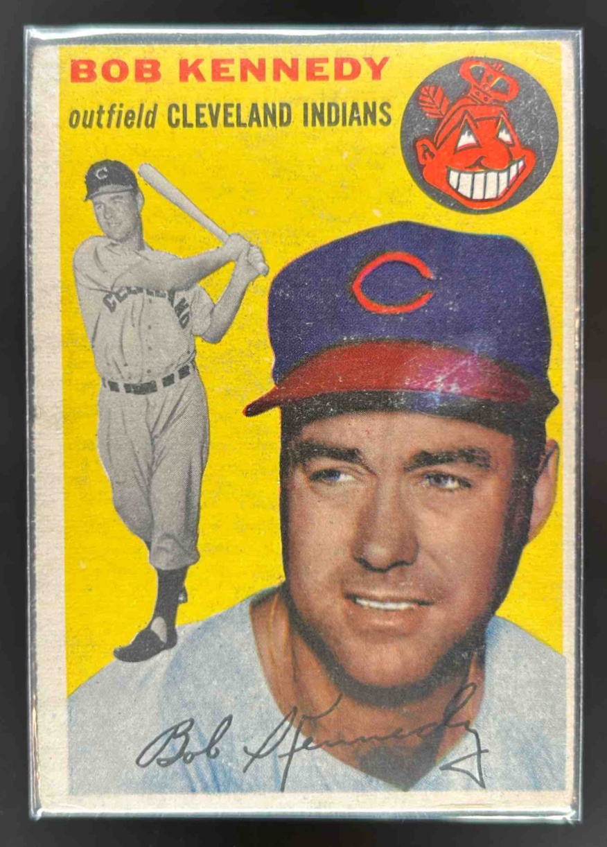 Card image for 1954 TOPPS BASEBALL BOB KENNEDY #155
