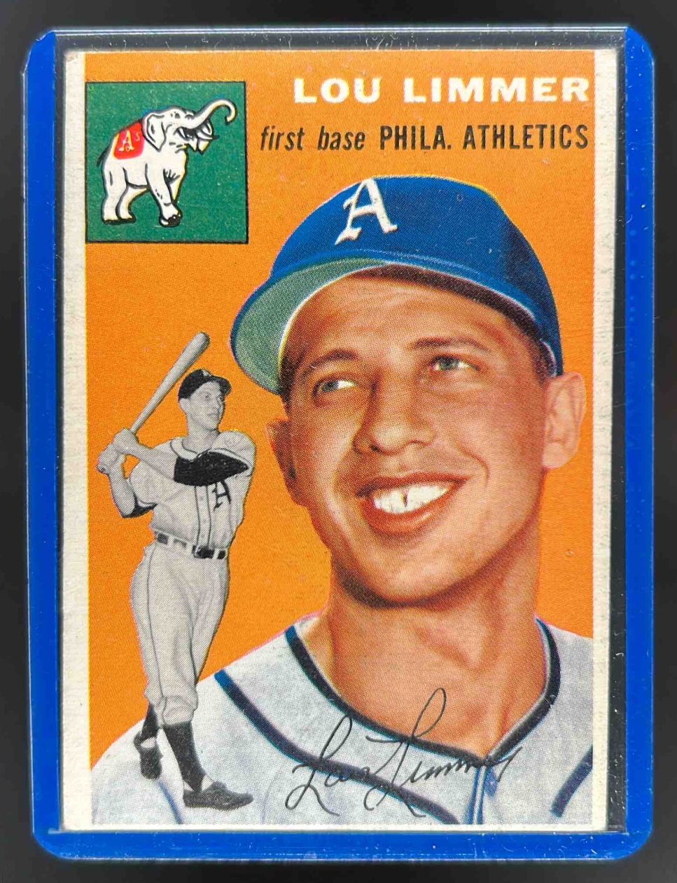 Card image for 1954 TOPPS BASEBALL LOU LIMMER #232 RC
