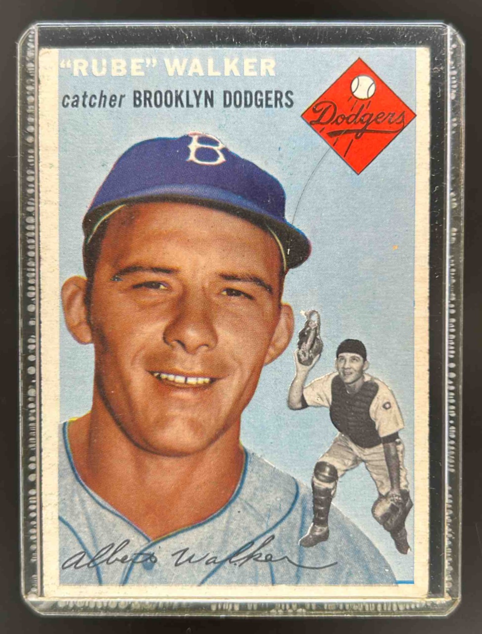 Card image for 1954 TOPPS RUBE WALKER #153