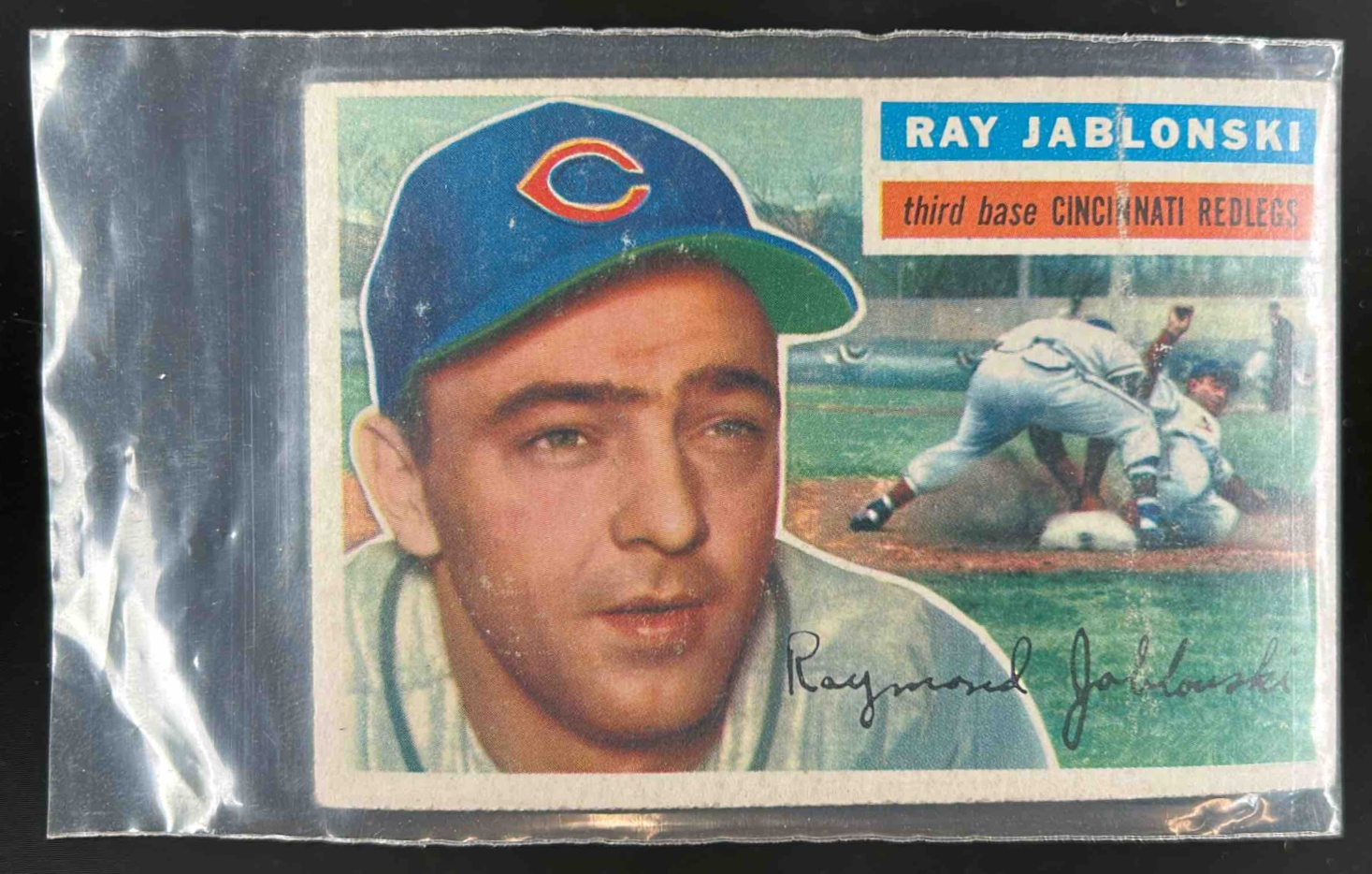 Card image for 1956 TOPPS BASEBALL RAY JABLONSKI #86B