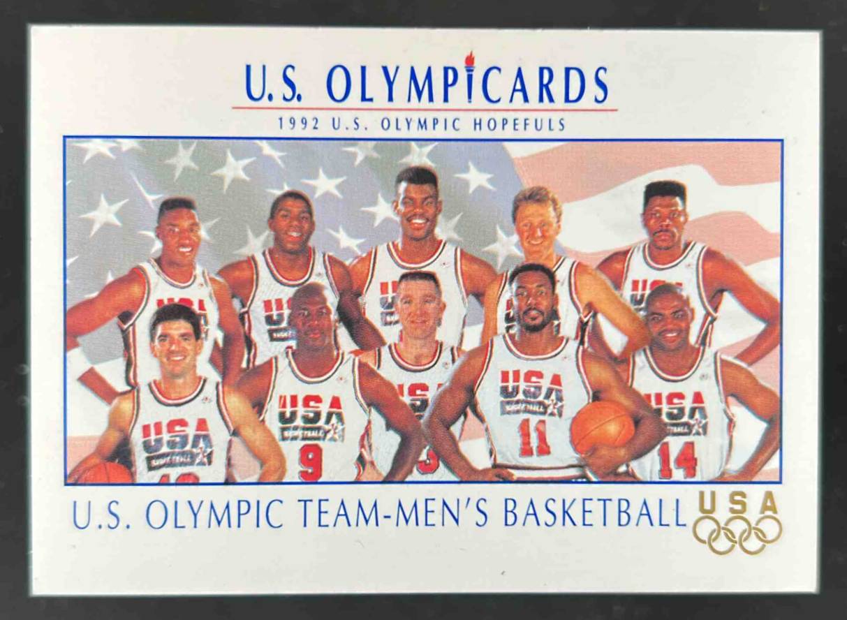 Card image for 1992 IMPEL OLYMPICARDS: U.S. OLYMPIC HOPEFULS TEAM - MEN S BASKETBALL #18 USA