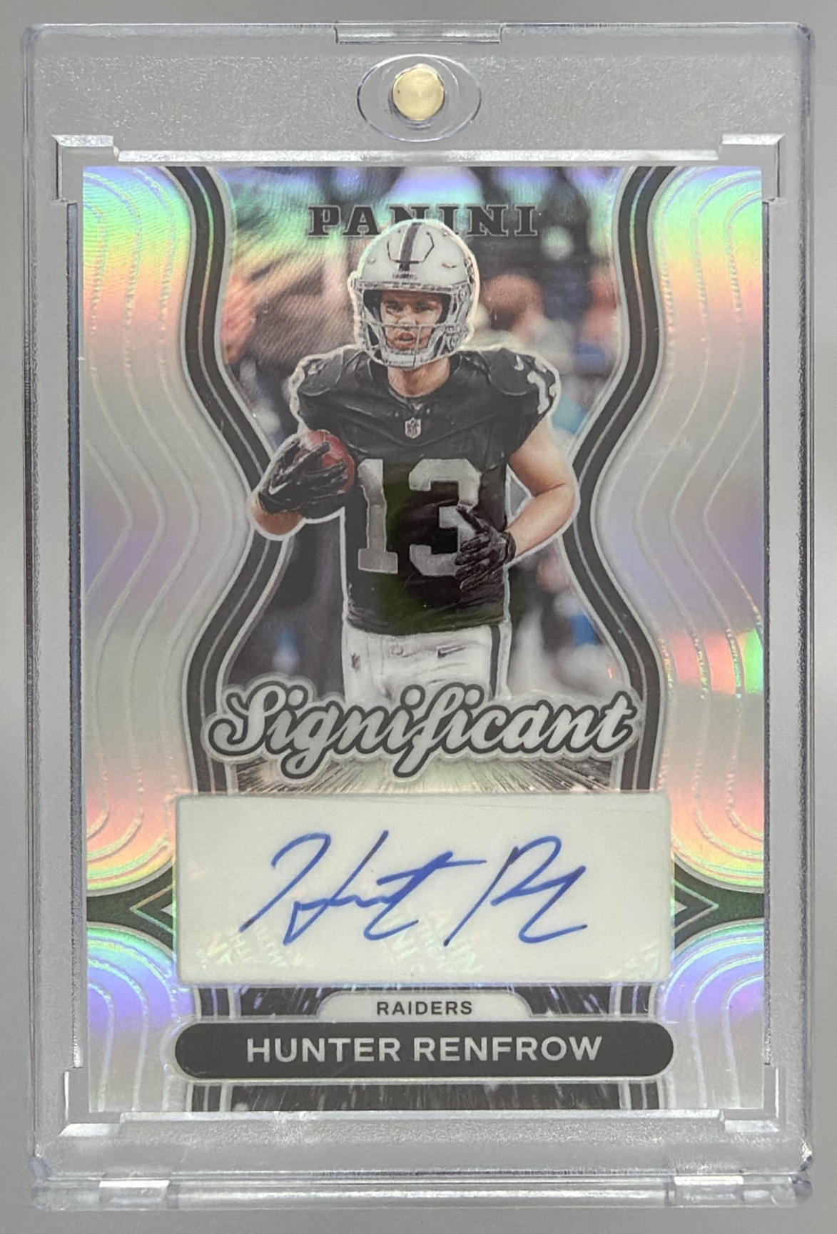 Card image for 2024 Panini Football Prizm Hunter Renfrow Significant Signatures #SS-HRW Auto