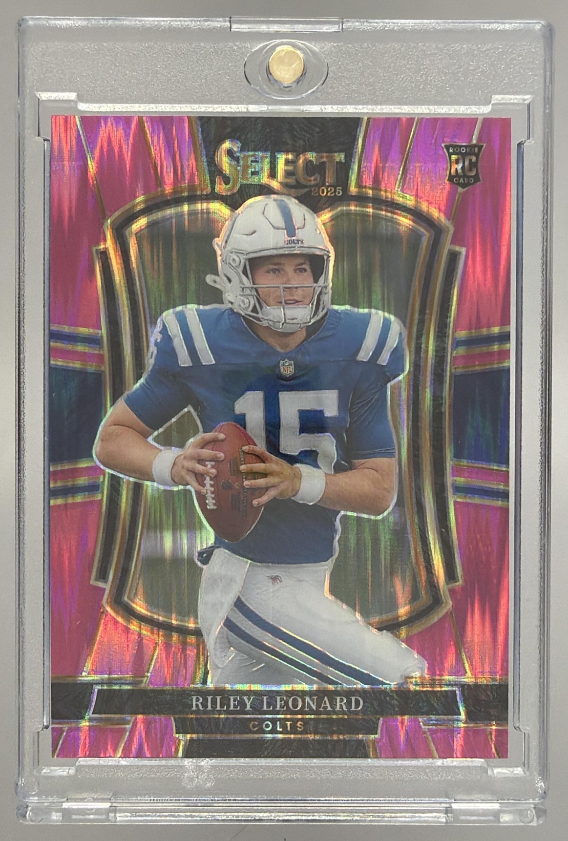 Card image for 2025 Panini Select Riley Leonard Premier Level #133 RC Colts