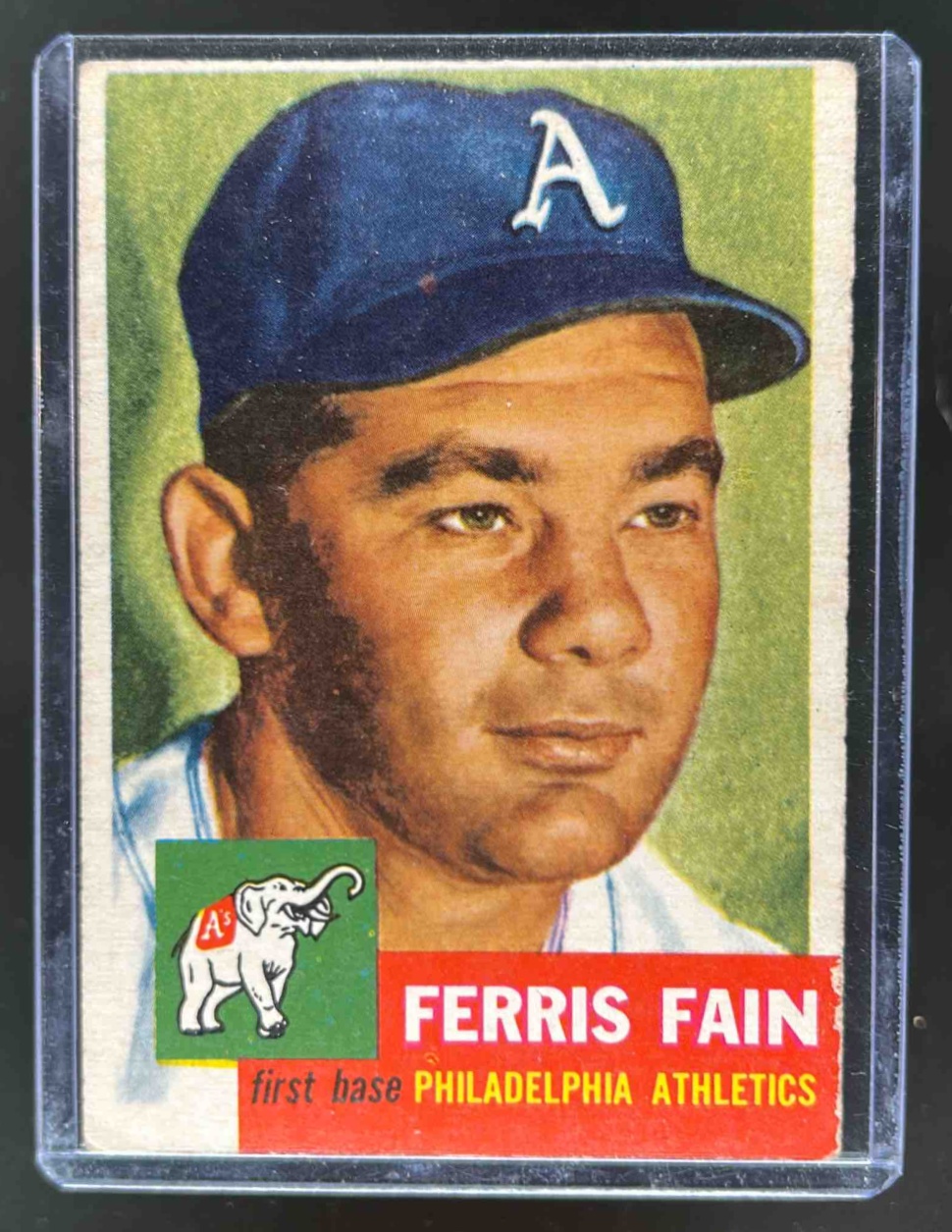Card image for 1953 TOPPS BASEBALL FERRIS FAIN #24