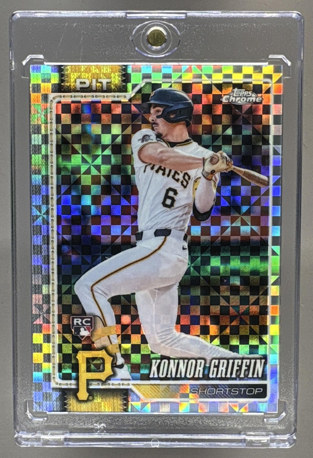 2026 TOPPS CHROME KONNOR GRIFFIN #74 X-FRACTOR RC PIRATES