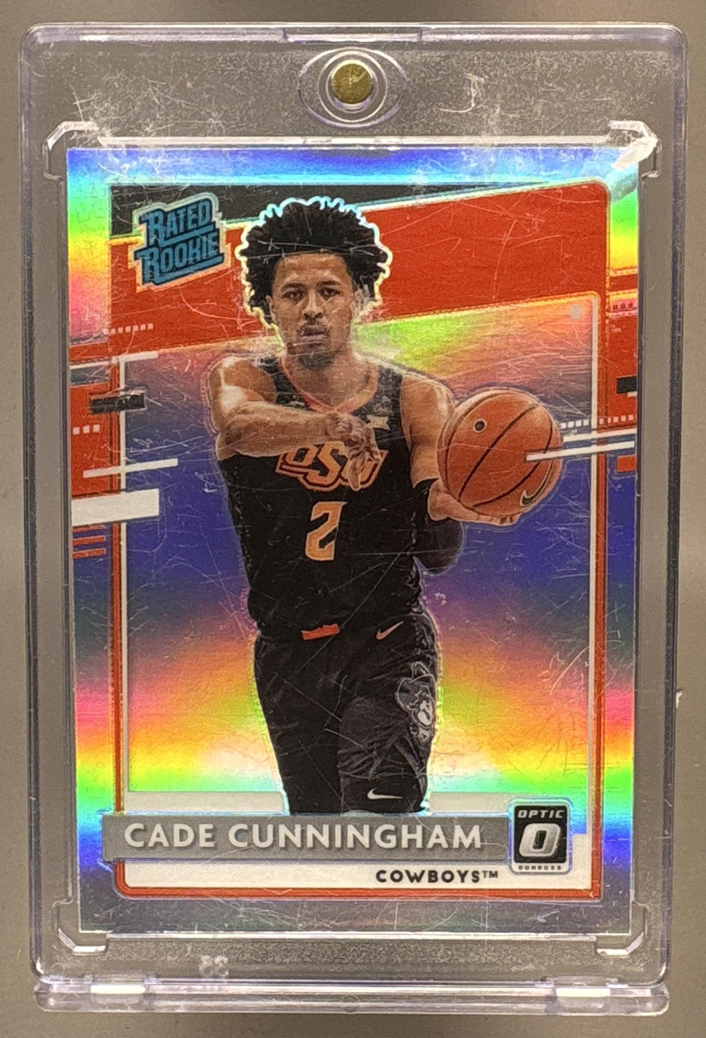 2021-22 PANINI CHRONICLES DRAFT PICKS CADE CUNNINGHAM #201 BRONZE RC COWBOYS