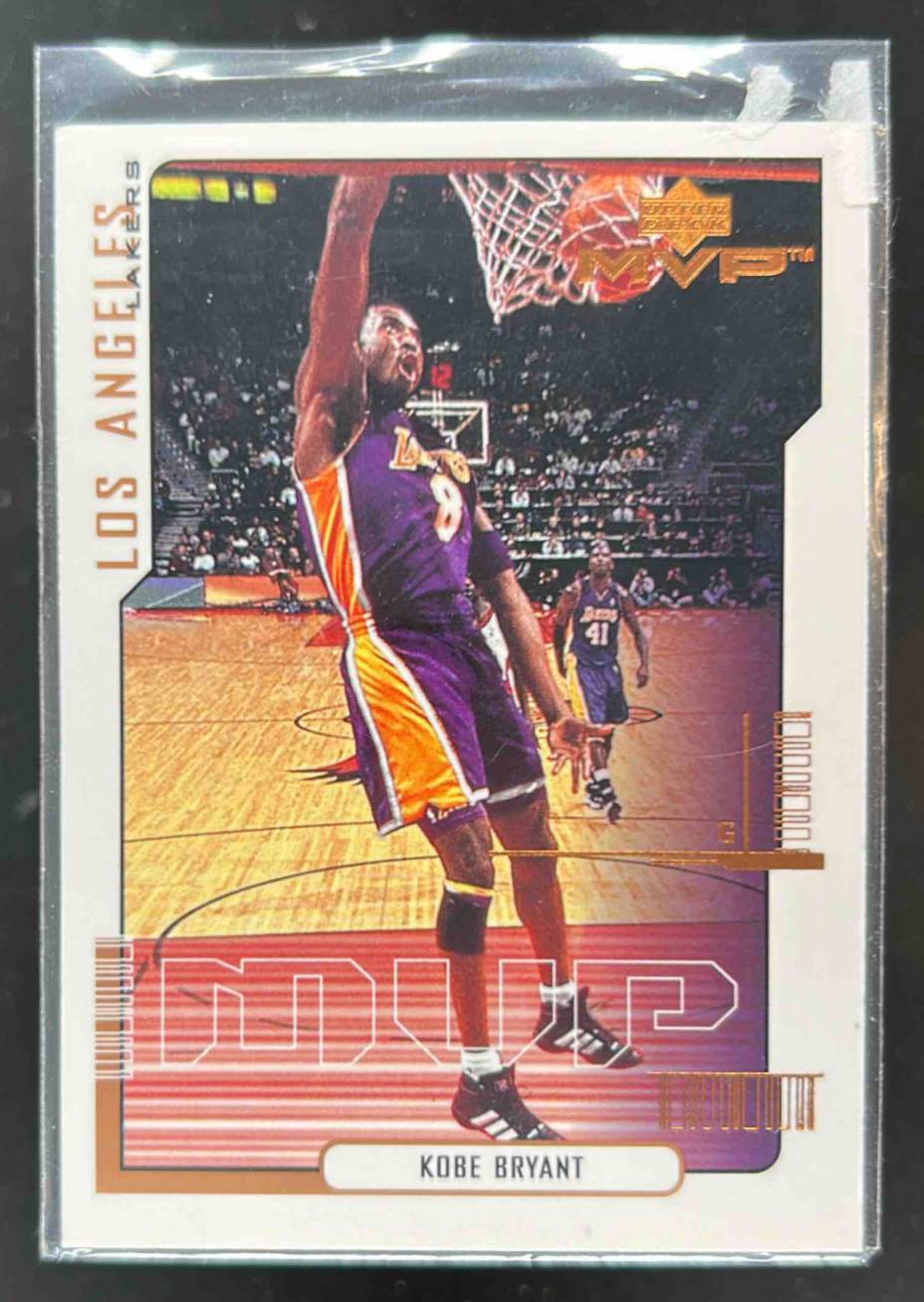 Card image for 2000-01 UPPER DECK MVP KOBE BRYANT #189 LOS ANGELES LAKERS