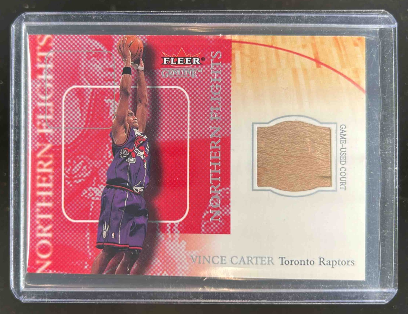 Card image for 2000-01 FLEER GENUINE VINCE CARTER NORTHERN FLIGHTS #4 NF TORONTO RAPTORS