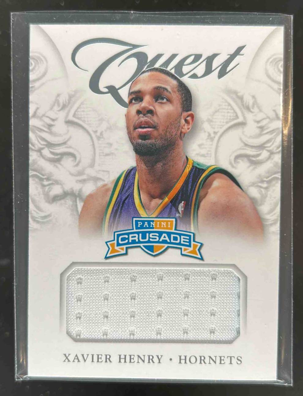 Card image for 2012-13 PANINI CRUSADE XAVIER HENRY QUEST MEMORABILIA #36