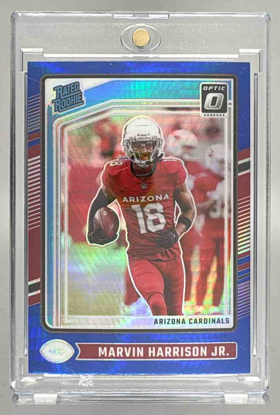 Card image for 2024 Panini Donruss Optic Marvin Harrison Jr. #276 Rated Rookie Cardinals