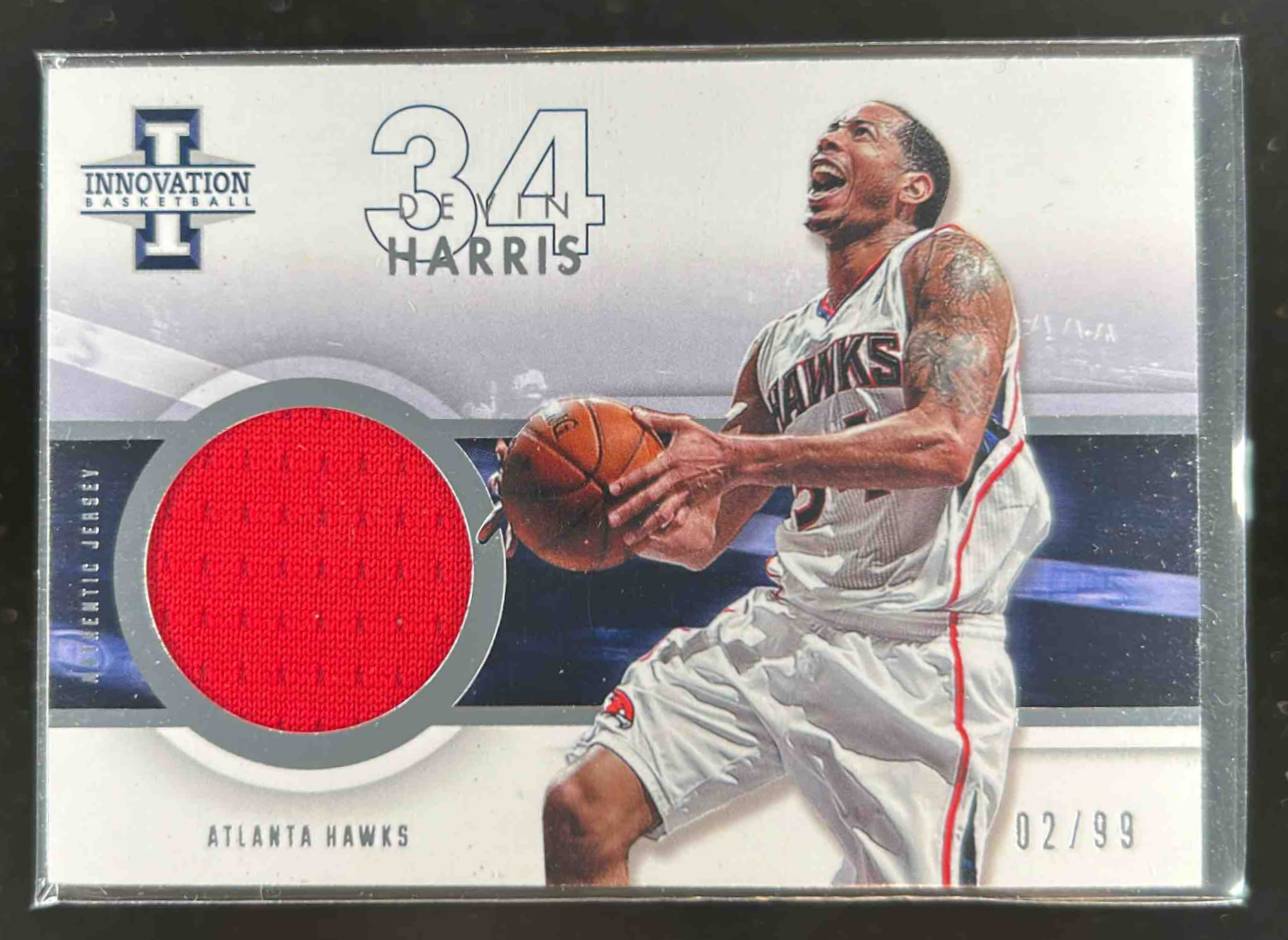 Card image for 2012-13 PANINI INNOVATION DEVIN HARRIS JERSEYS /99 #34 ATLANTA HAWKS
