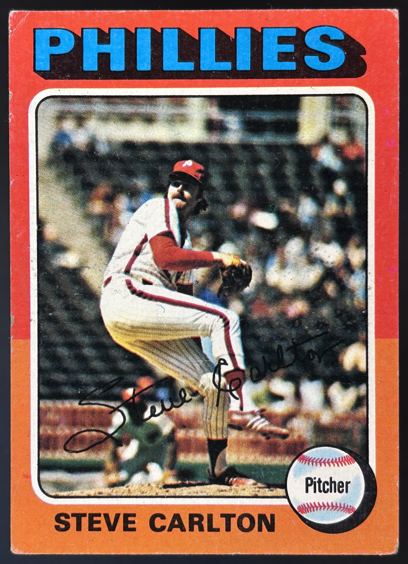 Card image for 1975 TOPPS STEVE CARLTON #185 PHILADELPHIA PHILLIES