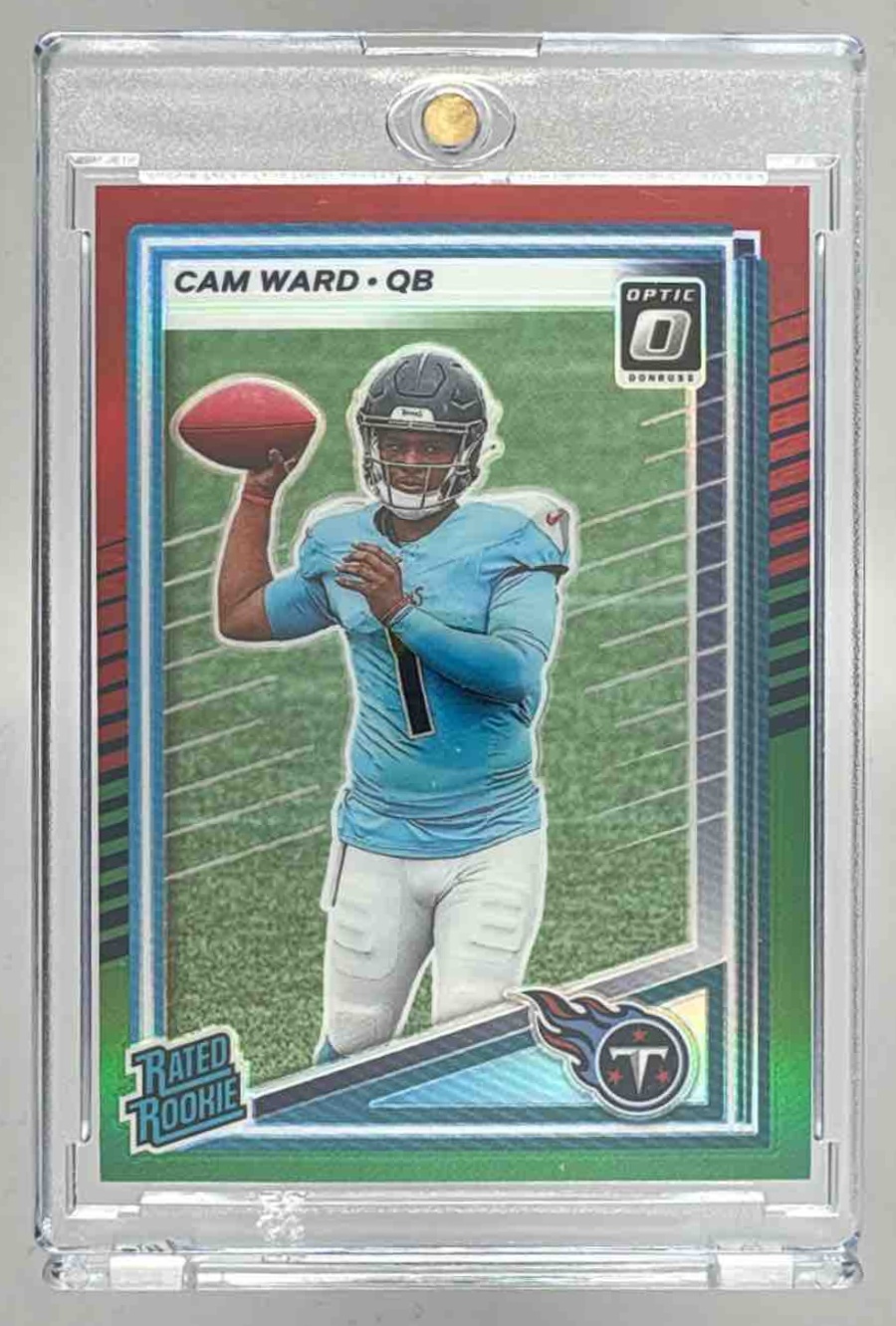 Card image for 2025 Panini Donruss Cam Ward Optic Rated Rookie Preview #350 RC Titans