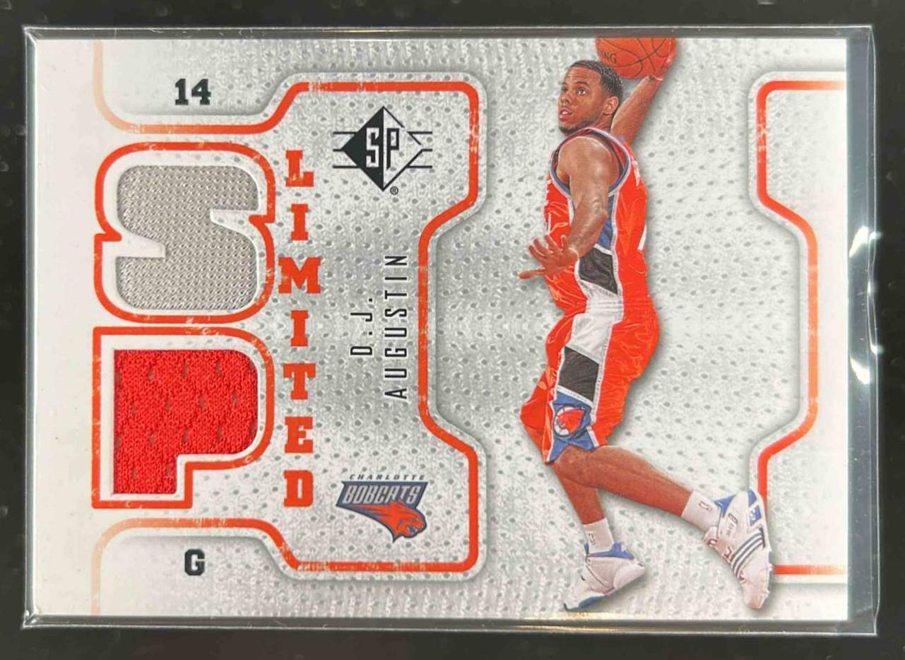 Card image for 2008-09 SP AUTHENTIC D.J. AUGUSTIN LIMITED MEMORABILIA #SPL-DA RC ROOKIE