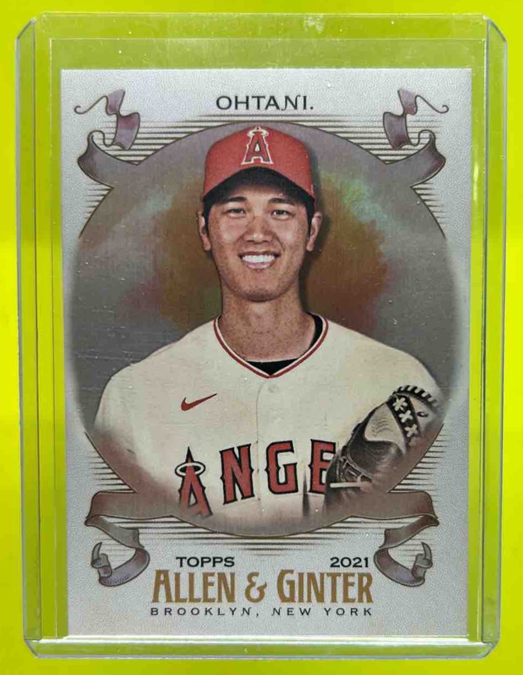 Shohei Ohtani 2021 Topps Allen & Ginter Silver Portrait