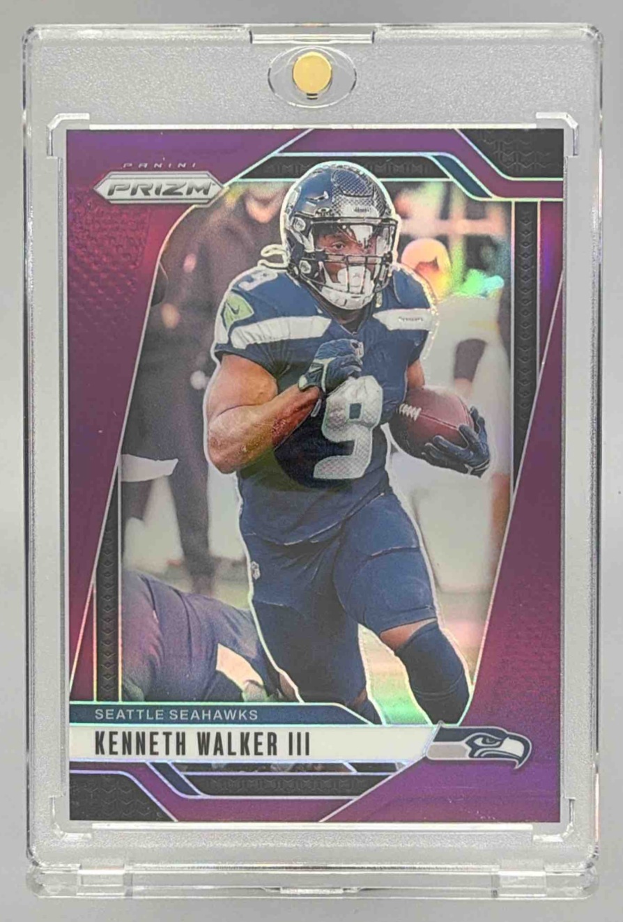 Card image for 2024 Panini Absolute Kenneth Walker III Red Spectrum /125 #93 Seahawks