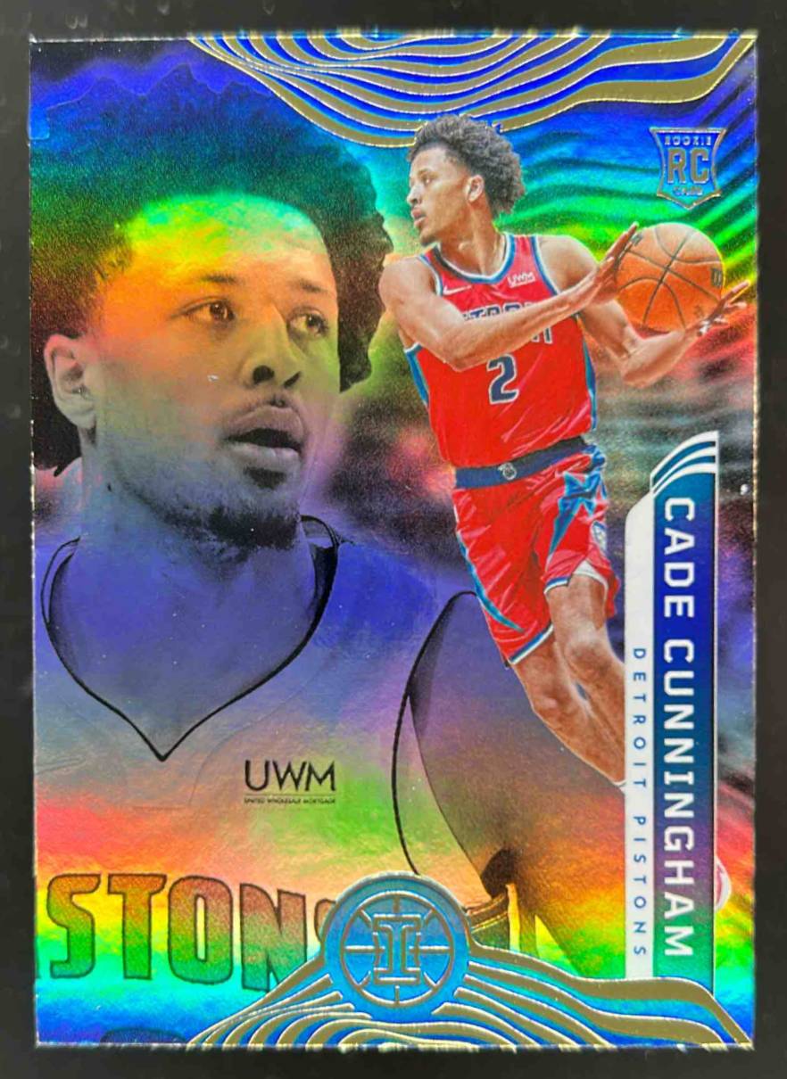 Card image for 2021-22 PANINI ILLUSIONS CADE CUNNINGHAM #151 RC ROOKIE DETROIT PISTONS
