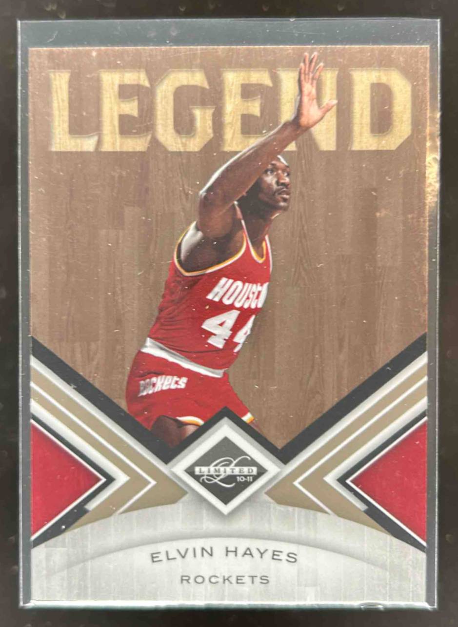 Card image for 2010-11 PANINI LIMITED ELVIN HAYES /199 #120 HOUSTON ROCKETS