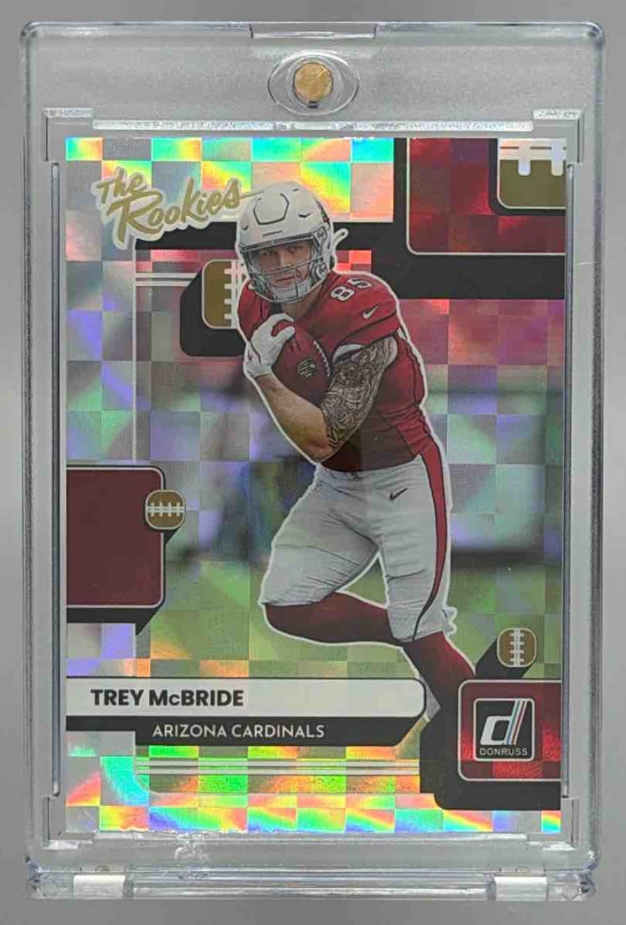 Card image for 2022 Panini Donruss Trey McBride The Rookies #TR-35 RC Cardinals