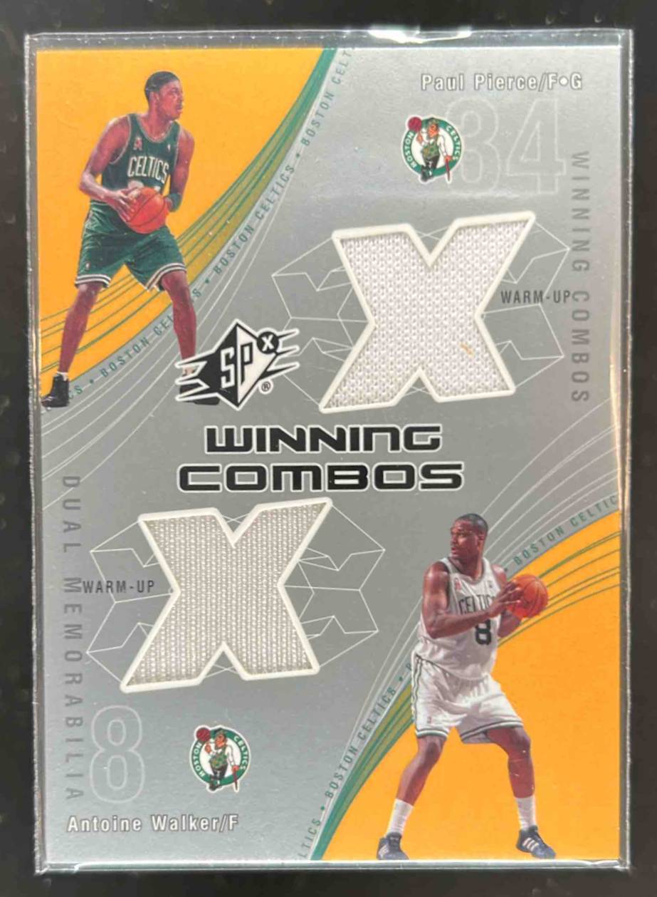 Card image for 2002-03 SPx Paul Pierce / Antoine Walker MEM Winning Combos #PP/AW