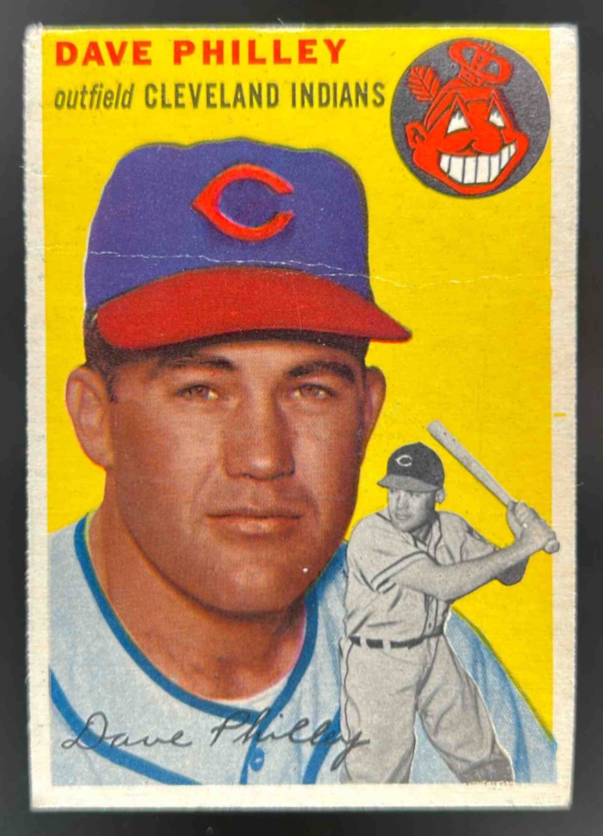 Card image for 1954 TOPPS DAVE PHILLEY #159