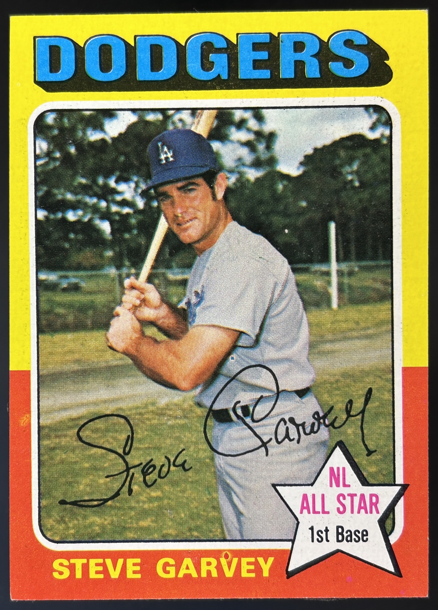 Card image for 1975 TOPPS STEVE GARVEY #140 ALL-STAR LOS ANGELES DODGERS