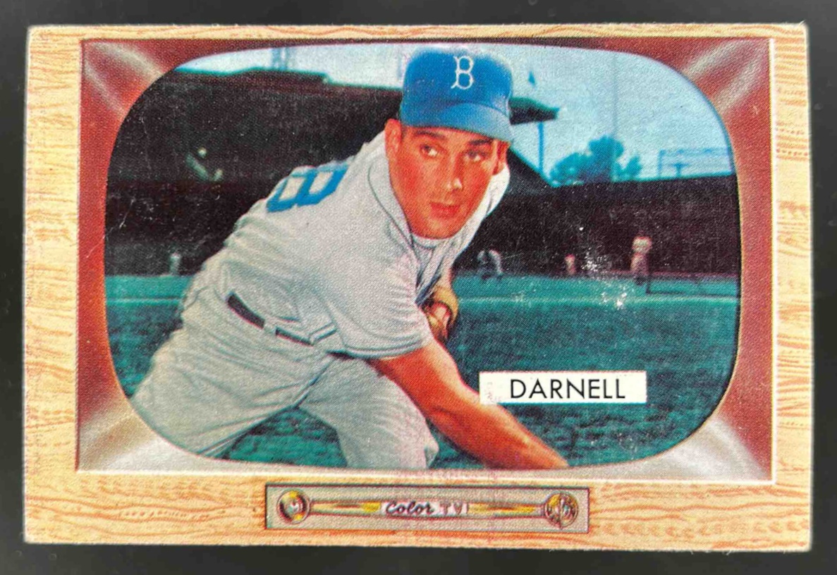 Card image for 1955 BOWMAN BASEBALL BOB DARNELL #39 RC