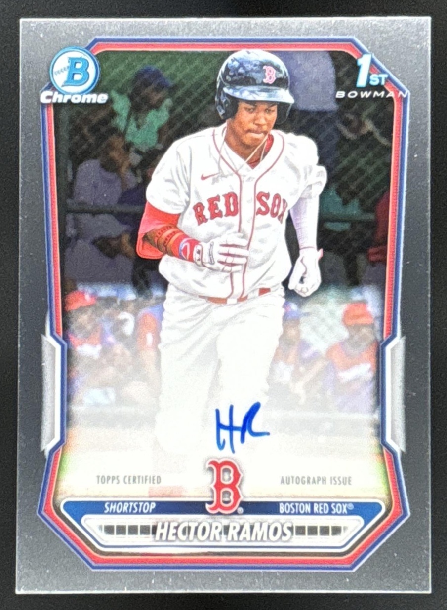 Card image for Hector Ramos 2026 Bowman Chrome Prospect Auto Boston Red Sox