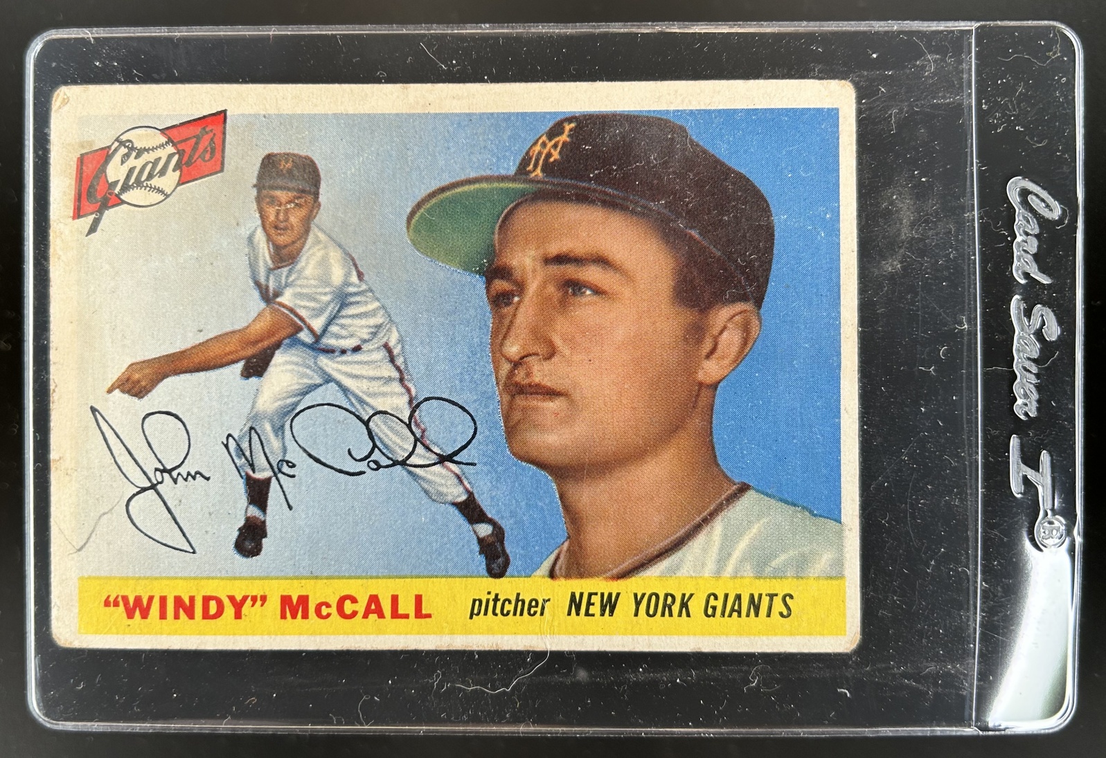 Card image for 1955 TOPPS WINDY MCCALL #42 RC ROOKIE NEW YORK GIANTS