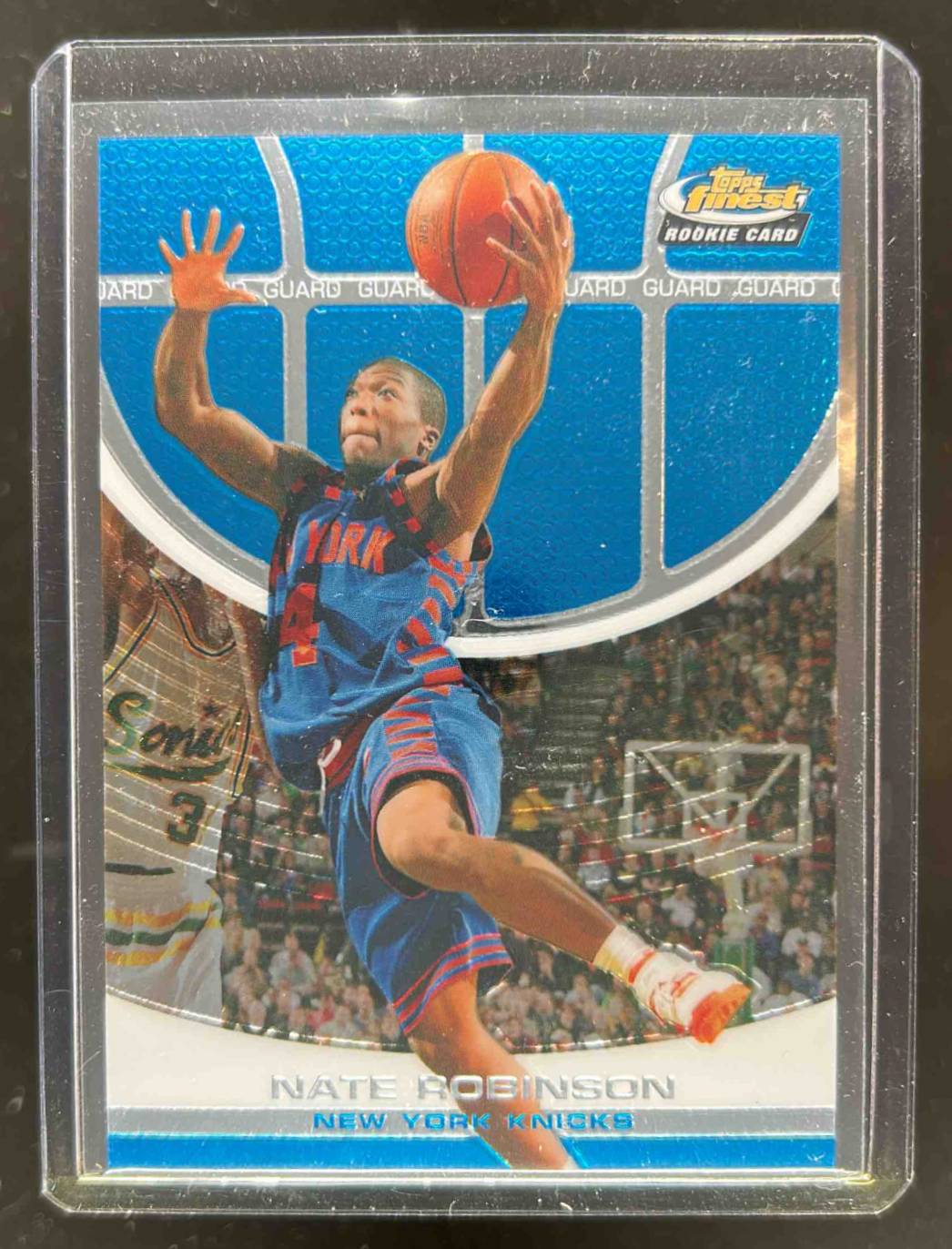 Card image for 2005-06 TOPPS FINEST NATE ROBINSON /599 #125 RC ROOKIE NEW YORK KNICKS