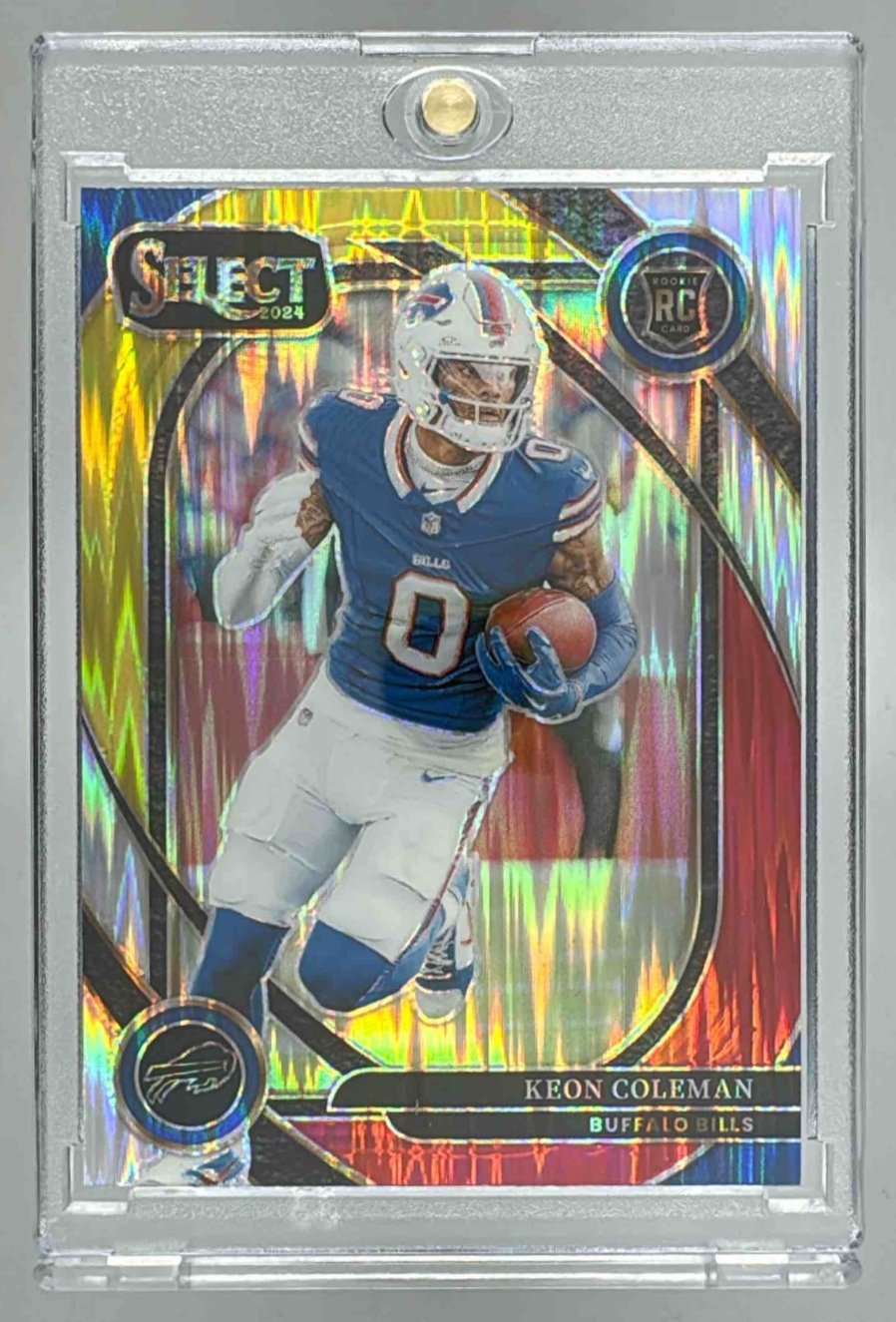 Card image for 2024 Panini Football Select Keon Coleman Club #280 RC Buffalo Bills