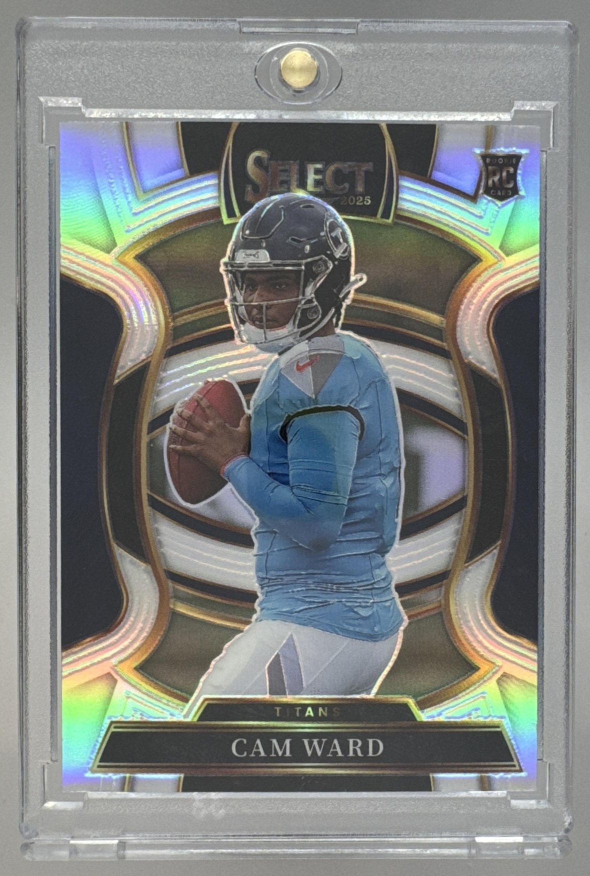 Card image for 2025 Panini Football Select Cam Ward Concourse #26 RC Tennessee Titans