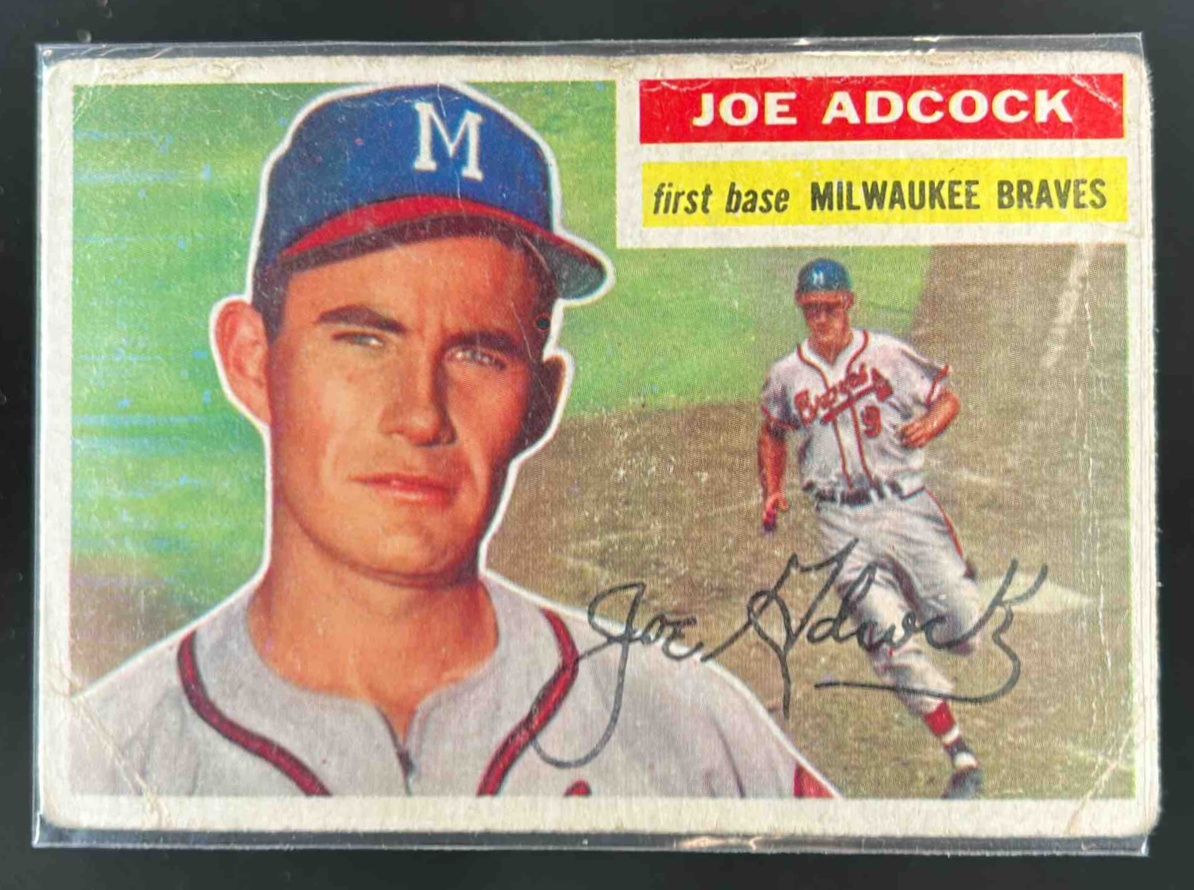Card image for 1956 TOPPS BASEBALL JOE ADCOCK #320