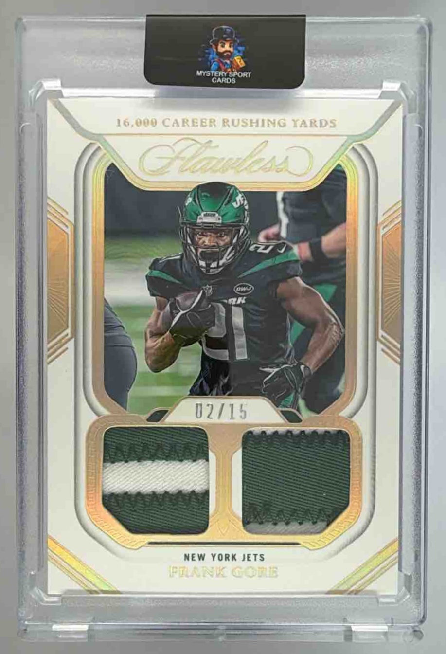 Card image for 2024 Panini Flawless Emmitt Smith Career Milestones /15 #CM-ESH MEM Cowboys