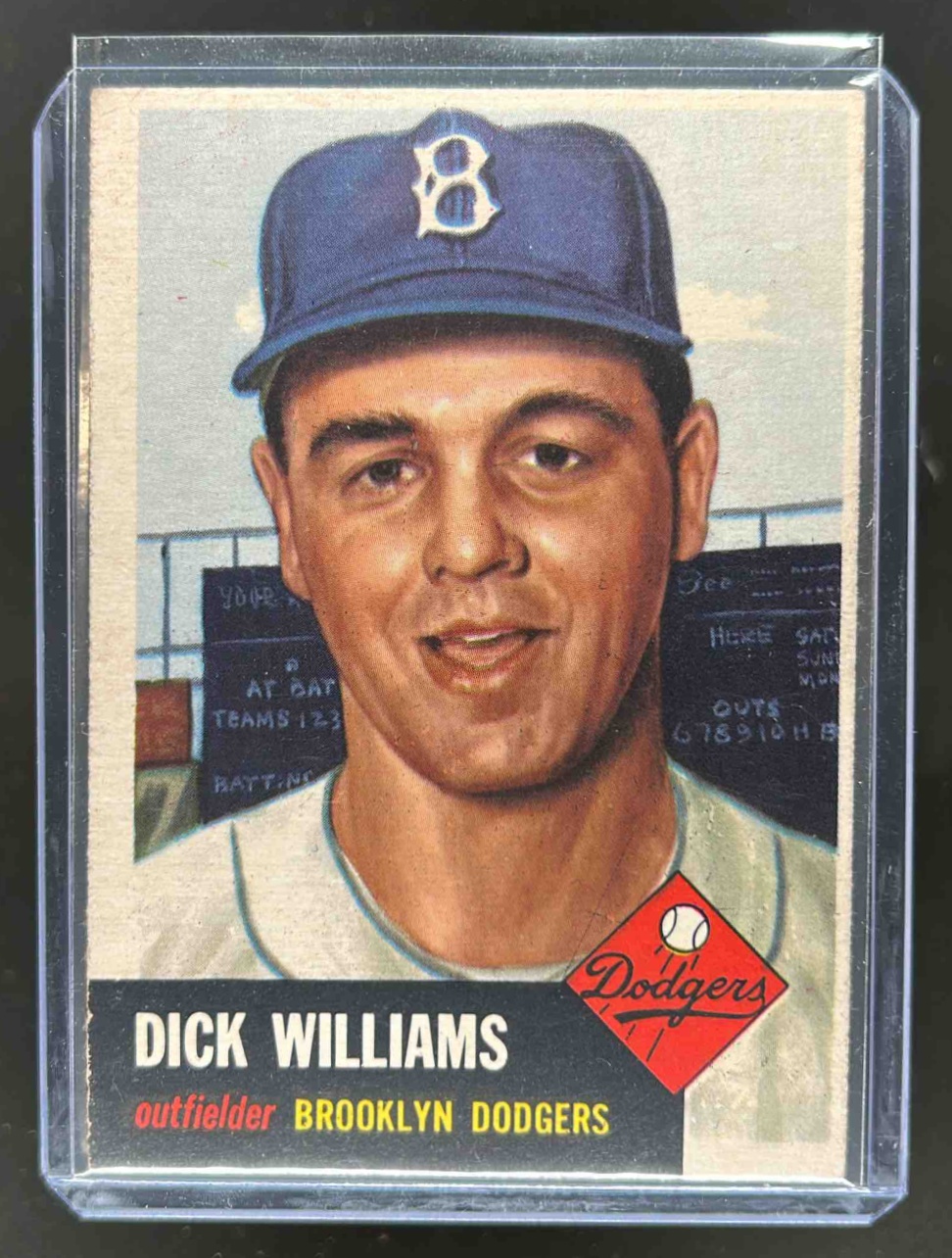 Card image for 1953 TOPPS BASEBALL DICK WILLIAMS #125A