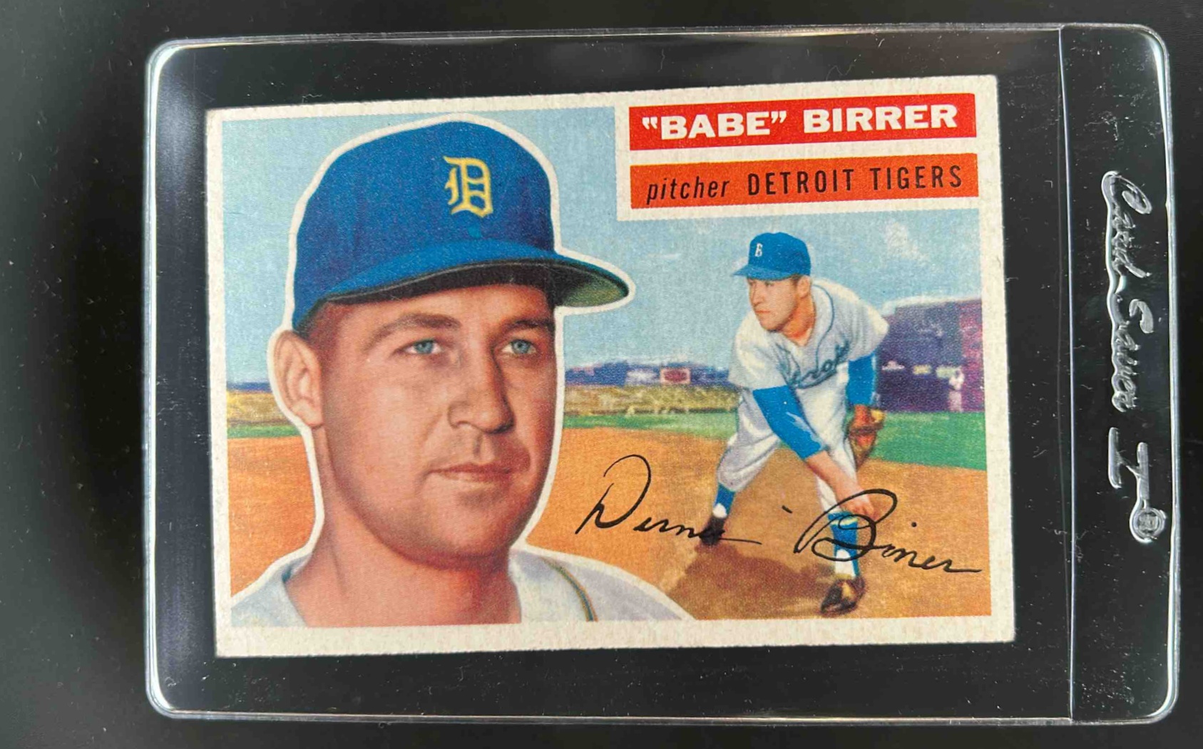 Card image for 1956 TOPPS BABE BIRRER #84A RC ROOKIE DETROIT TIGERS
