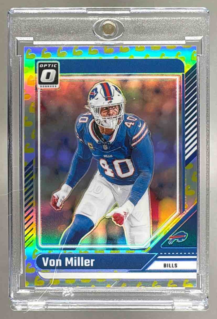 Card image for 2024 Panini Football Donruss Optic Von Miller Flex /149 #25 Buffalo Bills