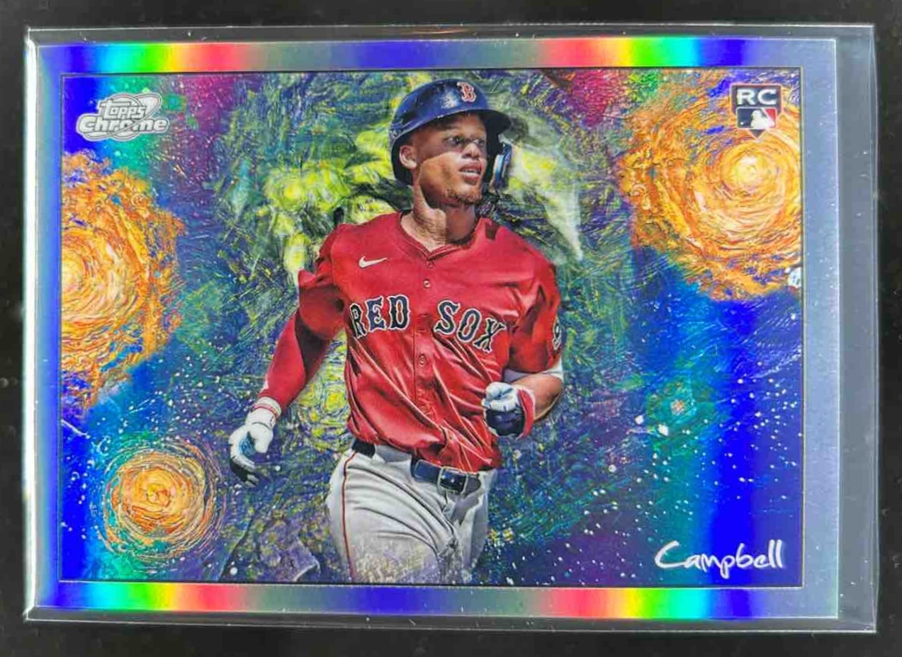 Card image for Kristian Campbell 2025 Topps Cosmic Chrome Stars in the Night
