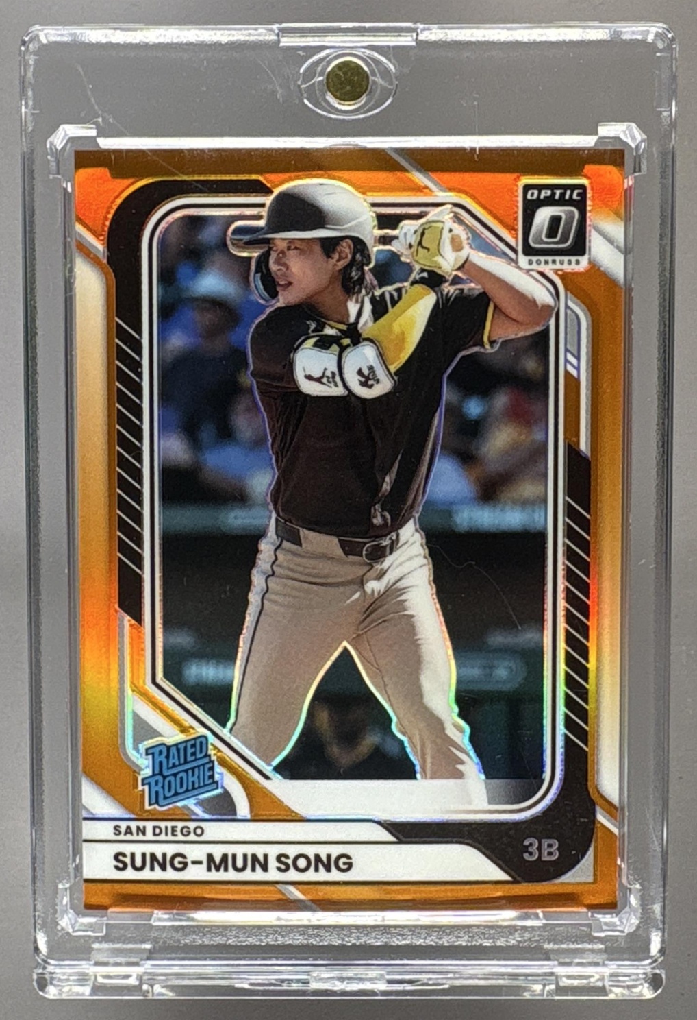 2026 PANINI DONRUSS SUNG-MUN SONG #15 OPTIC ORANGE 105/199 PADRES
