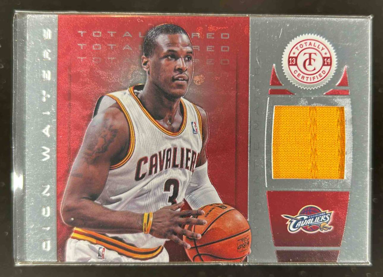 Card image for 2013-14 Panini Totally Certified Dion Waiters Materials Red 78 /199 #150