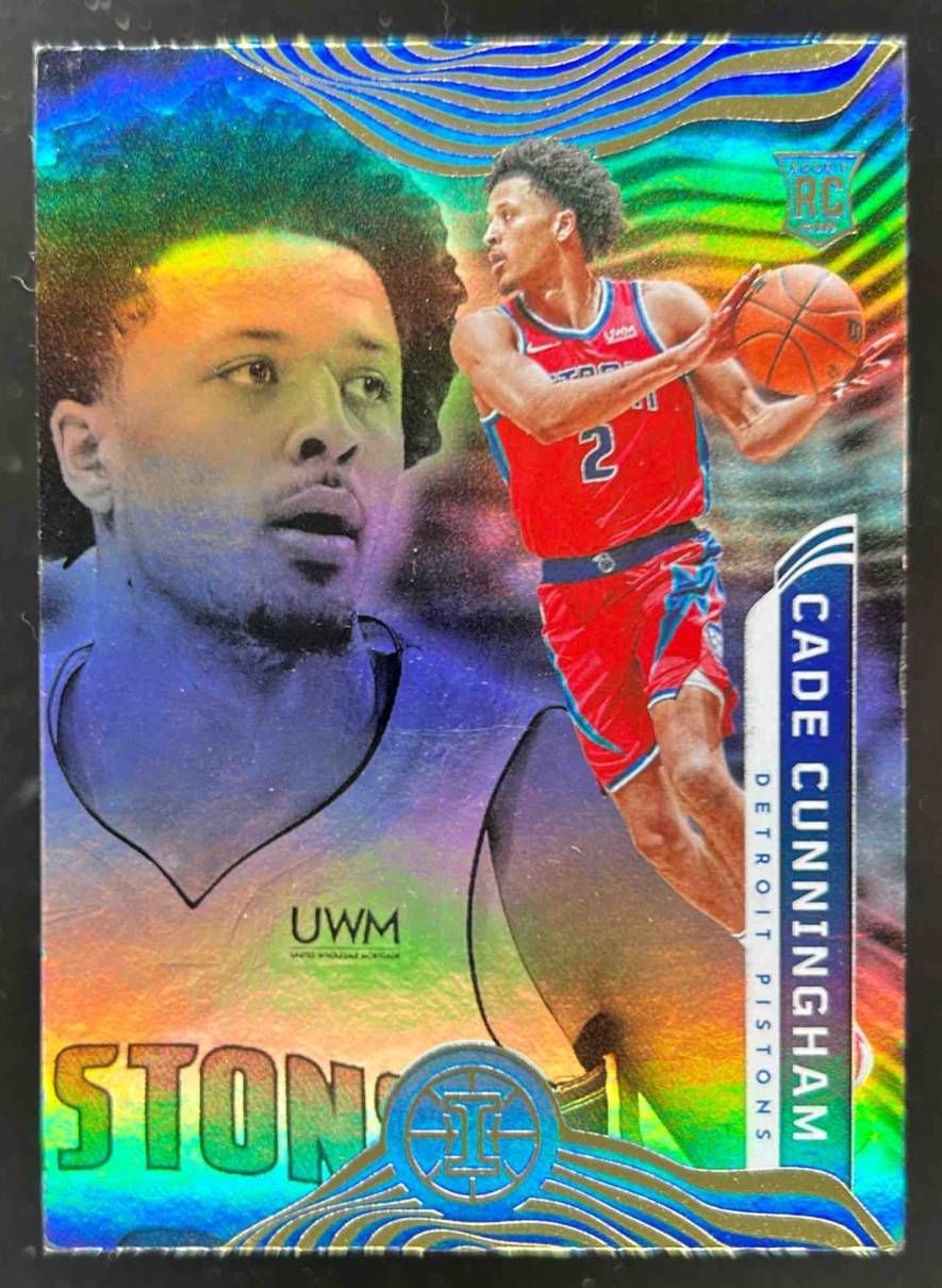 Card image for 2021-22 PANINI ILLUSIONS CADE CUNNINGHAM #151 RC ROOKIE DETROIT PISTONS