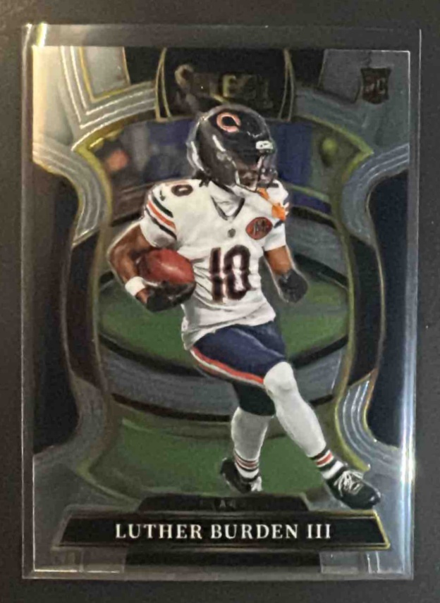 Card image for 2025 Panini Select Luther Burden III #72 Concourse RC Bears