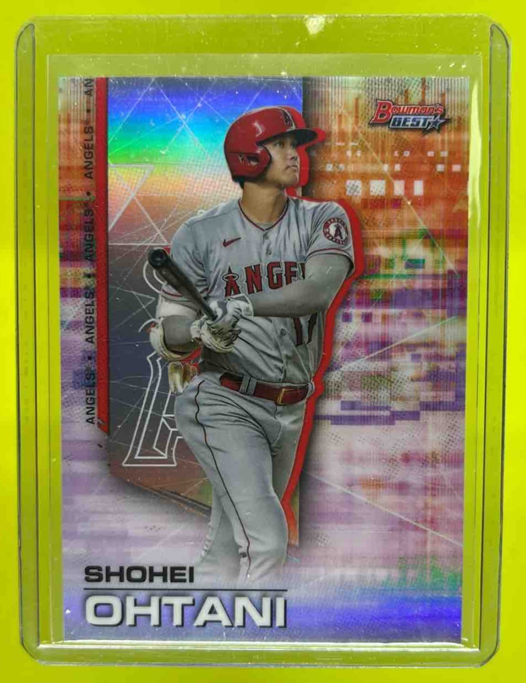 Shohei Ohtani 2021 Bowman Baseball Bowman's Best Refractor Los Angeles Angels