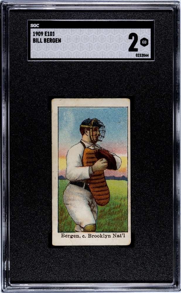 1909 E101 Bill Bergen SGC 2