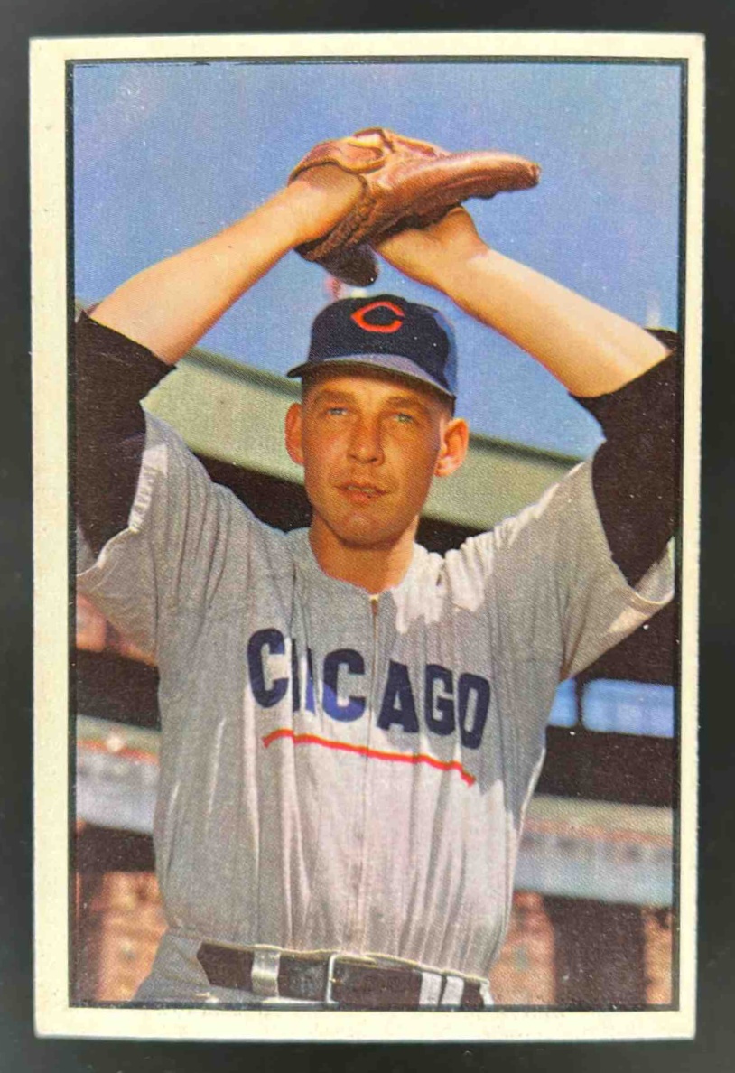 Card image for 1953 BOWMAN BASEBALL COLOR PAUL MINNER #71 CHICAGO CUBS